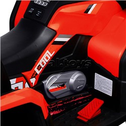 Электромобиль детский "Квадроцикл" (цвет черно-красный)