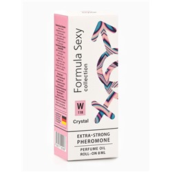 Парфюмерное масло женское с феромонами Formula Sexy Collection Crystal W118, 8 мл (по мотивам Bright Crystal (Versace)