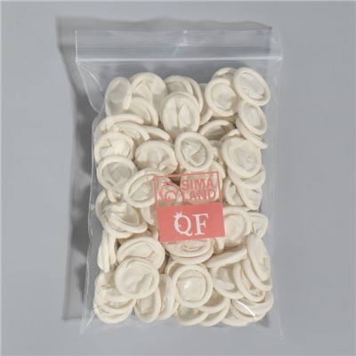 Набор напальчников, латексные, 100 шт., d=2.6×6.8 см, белый