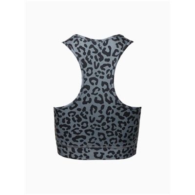 Топ леопардовый женский MINAKU, чёрный, размер 46