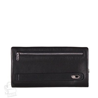 Клатч мужской кожаный 20937 black Pratero
