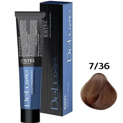 ЭстельDeLuxe Крем-краска для волос 7/36 Русый золотисто-фиолетовый 60 мл