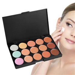 Палетка консилеров и корректоров 15 цветов