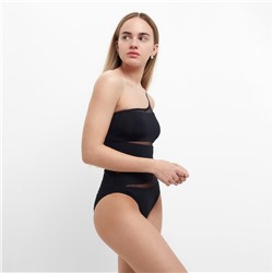 Купальник женский слитный, цвет чёрный, размер 50 (46)