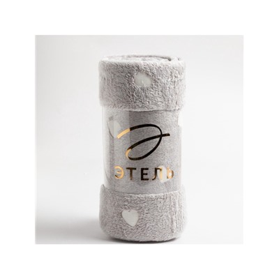 Плед светящийся в темноте «Этель. Love», 180×200 см, корал-флис