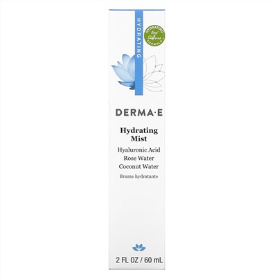 Derma E, Увлажняющий аэрозоль, 2 ж. унц. (60 мл)