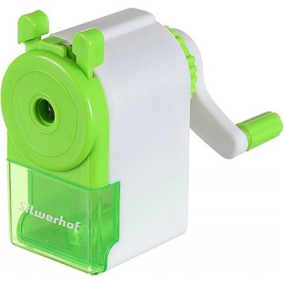 Точилка механическая с контейнером "Color" зеленая 2072047 SILWERHOF