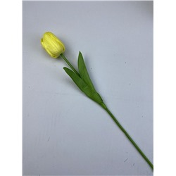 Тюльпан желтый 35см, ЭКО силикон