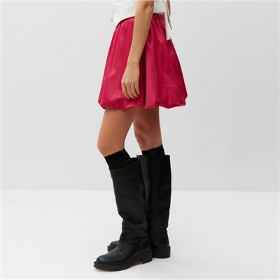 Юбка мини баллон женская MIST, размер L, розовая