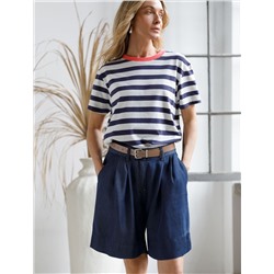 Шорты "бермуды" из струящегося лиоцелла