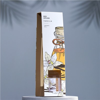 УЦЕНКА Диффузор ароматический "Vanilla", ваниль, 50 мл