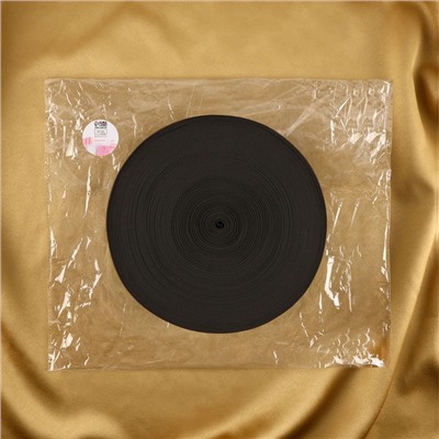 Резинка вязаная, 70 мм, 40±2 м, чёрная