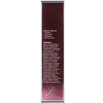 Purlisse, Watermelon, Energizing Aqua Balm, 1.7 fl oz (50 ml)