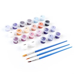 Картина по номерам на холсте с подрамником «Луна на закате», 40×50 см