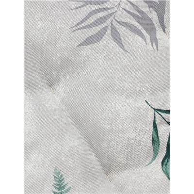 Подушка на стул «Доляна» Tropics, 42×42×7 см, серая