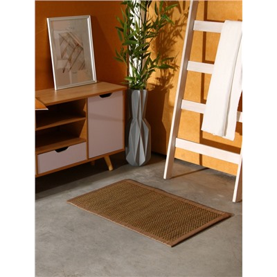 Коврик плетёный из сиграса, 80×50×0.7 см