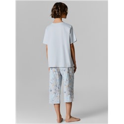 КОМПЛЕКТ ЖЕНСКИЙ (ФУТБОЛКА, БРИДЖИ) 592605