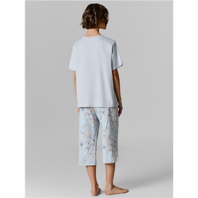 КОМПЛЕКТ ЖЕНСКИЙ (ФУТБОЛКА, БРИДЖИ) 592605