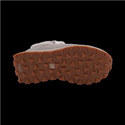 Ботинки на меху ZP-54 серые п/п