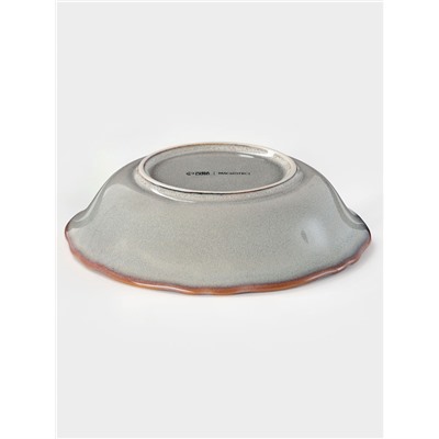 Салатник Magistro Vintage, 600 мл, 19×5 см, фарфор, серый