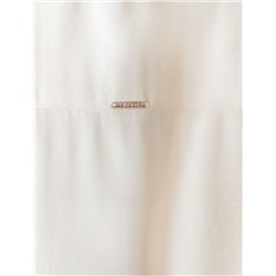 Укороченная блузка с V вырезом из плотного лиоцелла