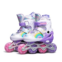 Ролики детские, размер S (цвет фиолетовый)