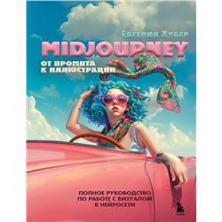 Эксмо Евгения Хубер "Midjourney: от промпта к иллюстрации. Полное руководство по работе с визуалом в нейросети"