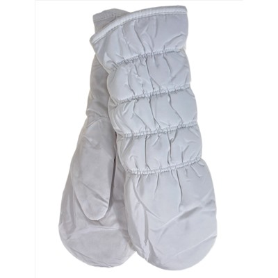 Зимние женские варежки с подкладом из искусственного меха, цвет белый