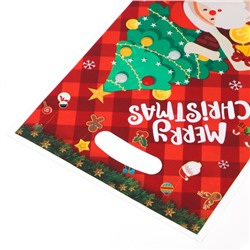 Пакет подарочный новогодний, из жемчужной пленки, «Подарки в дом», 17×25±1 см