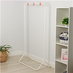 Вешалка напольная для одежды «Радуга», 82.5×42×150 см, белая