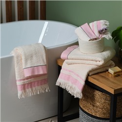 Полотенце махровое Love Life «Бриз» 70×120 см, розовый, 100% хл, 500 г/м²