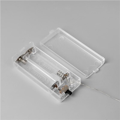 Светодиодная фигура «Серый олень» 34×48×12 см, металл, текстиль, батарейки ААх2 (не в комплекте), свечение тёплое белое