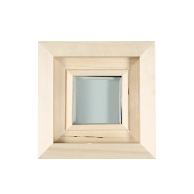 Деревянное окно для бани, 30×30 см, стеклопакет