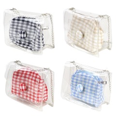 Сумкочка прозрачная с кошельком-косметичкой 20х10х15см