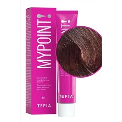 TEFIA Mypoint 6.3 Перманентная крем-краска для волос / Темный блондин золотистый, 60 мл KRISTALLER, 1108785