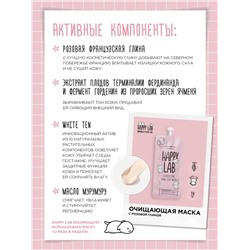 Happy Lab Набор средств для ухода за кожей лица Dream Face: Мицеллярная вода, гель для умывания, очищающая маска, 300 мл, 200 мл x 2 28084