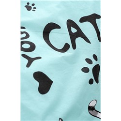 Комплект постельного белья, поплин, Йога кошки