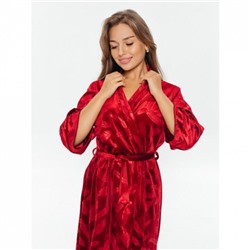 Халат Топаз (Перья бордо) (Перья сирень)