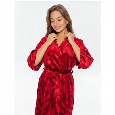 Халат Топаз (Перья бордо) (Перья сирень)