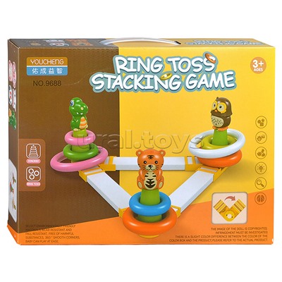 Кольцеброс "Спортивные зверята" в коробке