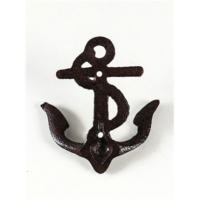 Настенный крючок декоративный «Якорь», металл, 13.5×12×3.5 см