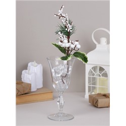 Ветка искусственная 30 см / GP22-545 /уп 60/300/Новый год