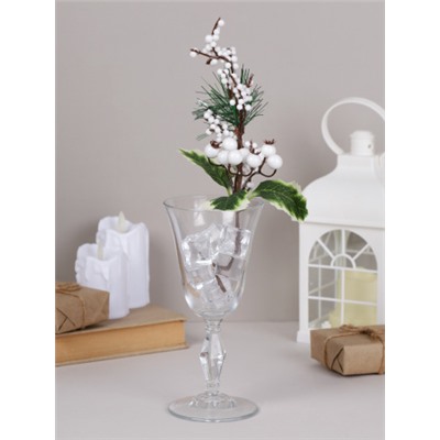 Ветка искусственная 30 см / GP22-545 /уп 60/300/Новый год