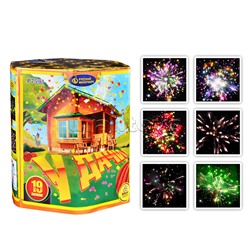 Батарея салютов "У Дачи!" (1,25" х 19 залп.) * в кор. 8 шт. Срок до 15.01.30