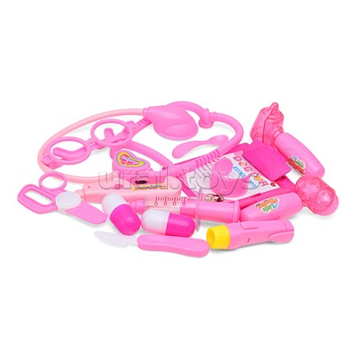 Набор доктора "Терапевтический набор" в пакете (цвет розовый)