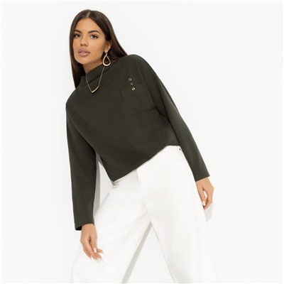 Джемпер со сборкой, Долгожданное приглашение (green)