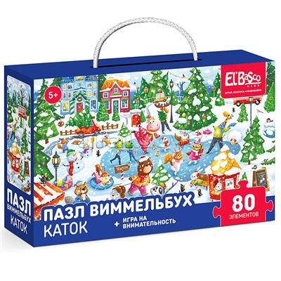 Пазл 80 "Каток" Виммельбух