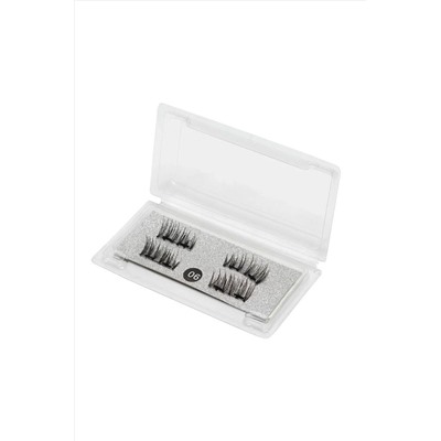 Nail Art Магнитные накладные ресницы №06, 4 шт, 6-11 x 21 мм KRISTALLER, 1106980