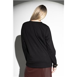 Лонгслив с V- образным вырезом