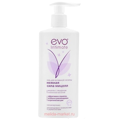 Evo intimate Гель для интимной гигиены нежная сила мицеллярный 250 мл